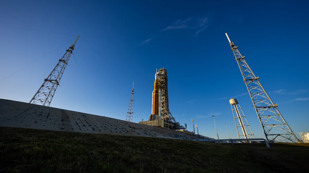 Programa Artemis durante el lanzamiento