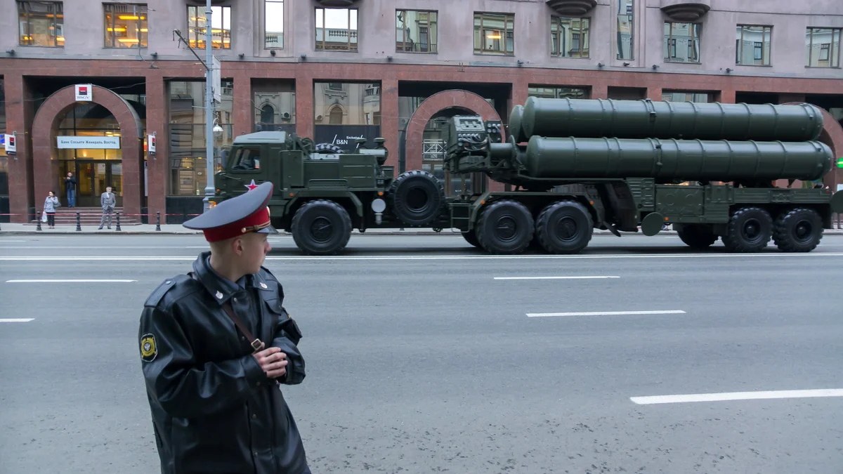 S-400 Triumf durante el lanzamiento